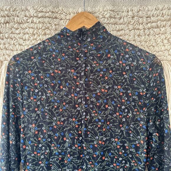 Rosetta Getty Mesh Floral Dress - Picture 8 of 9